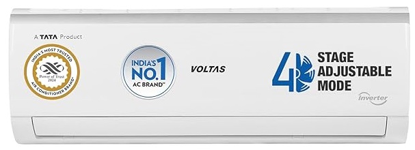 Voltas 1.4 Ton 3 Star, Inverter Split AC (Copper, 4-in-1 Adjustable Mode