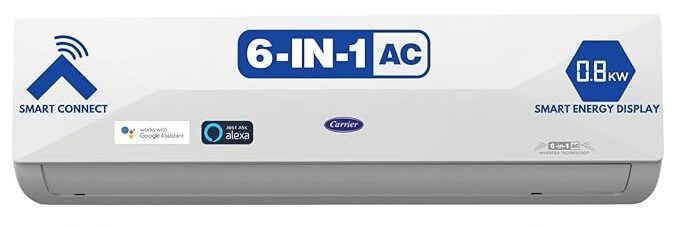 Carrier 1 Ton 3 Star Wi-Fi Smart Flexicool Inverter Split AC
