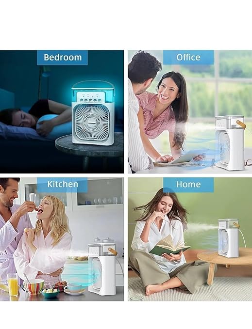 Applications: Where Can You Use It? At Home: Bedroom, kitchen, study room—great for personal cooling. In Shops: Perfect for small shop owners to keep cool at the counter. In Offices: Especially those "no-AC allowed" zones. Travel: Use it in your car, hotel, or even while camping!